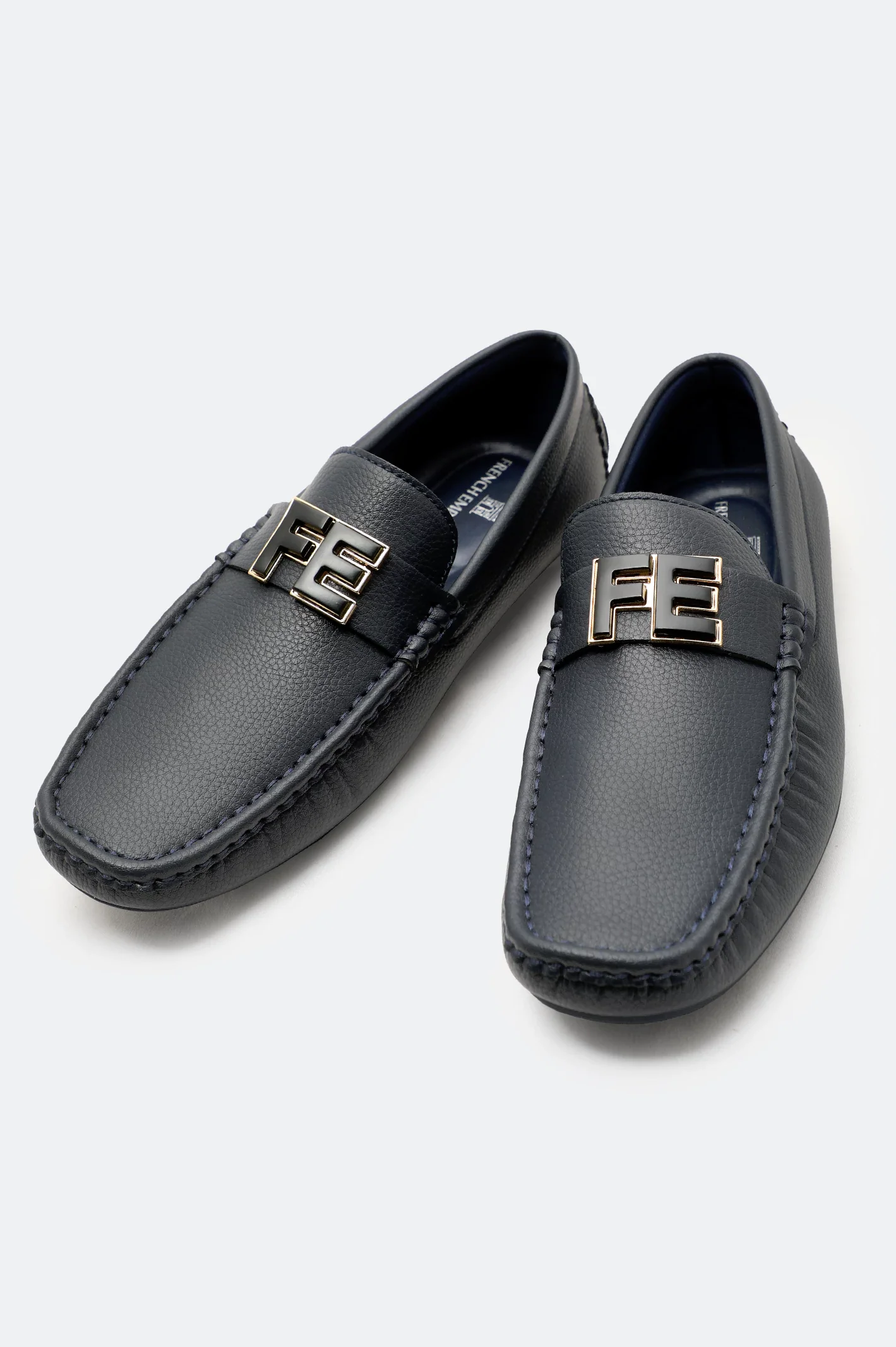 Navy Casual Moccassins Shoes - Image 5