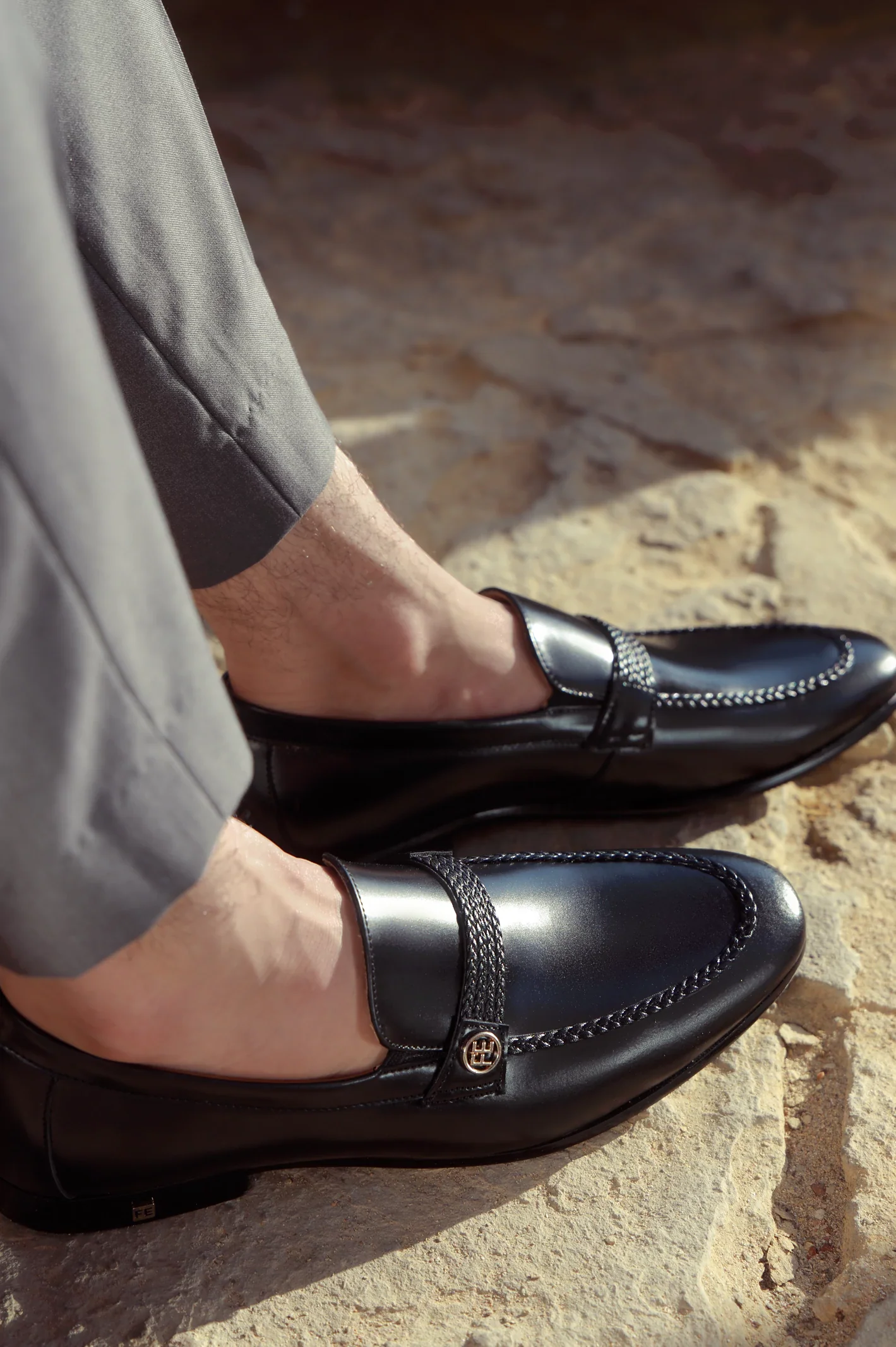 Black Formal Moccassins Shoes