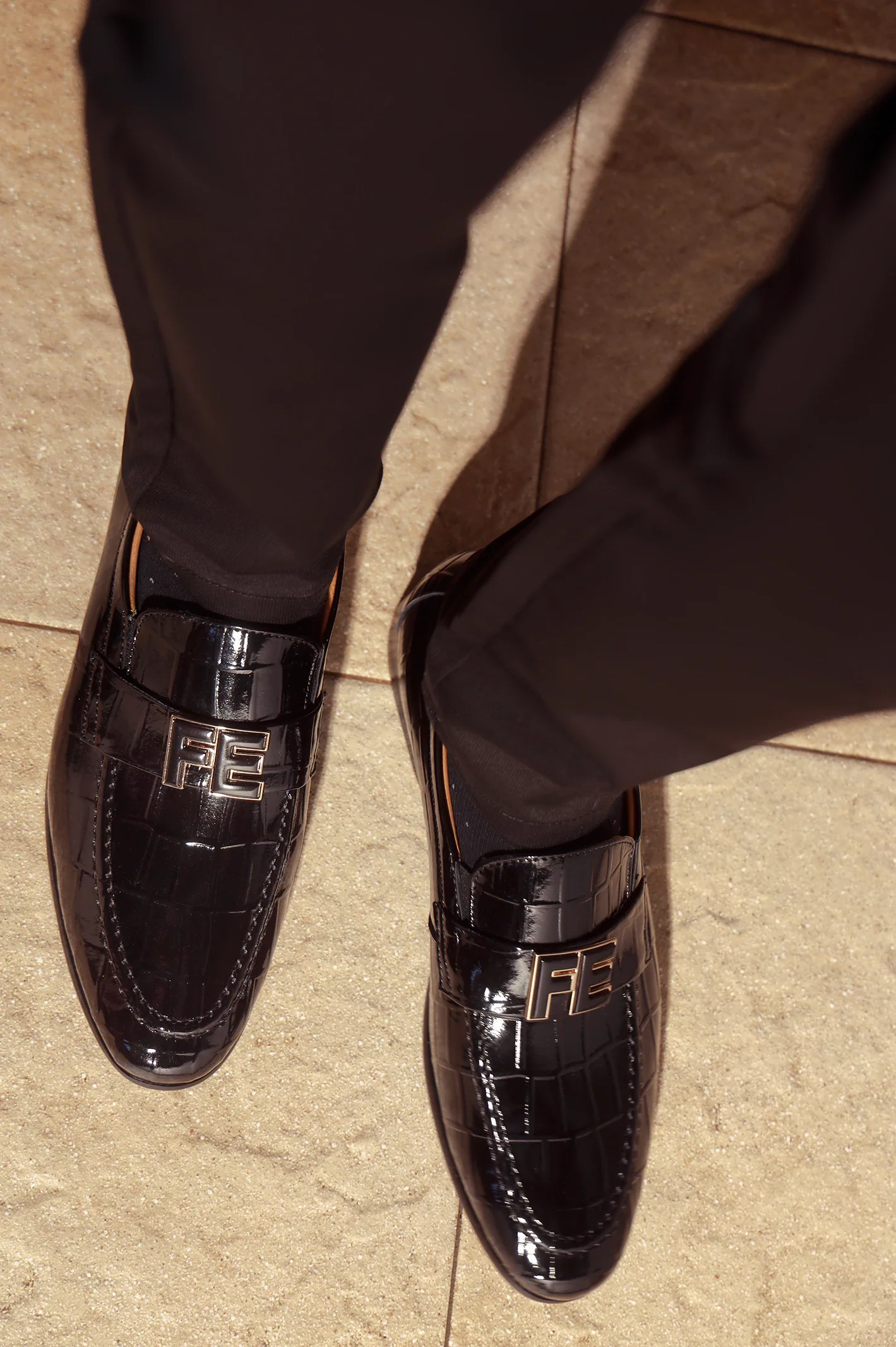 Black Formal Moccassins Shoes - Image 3