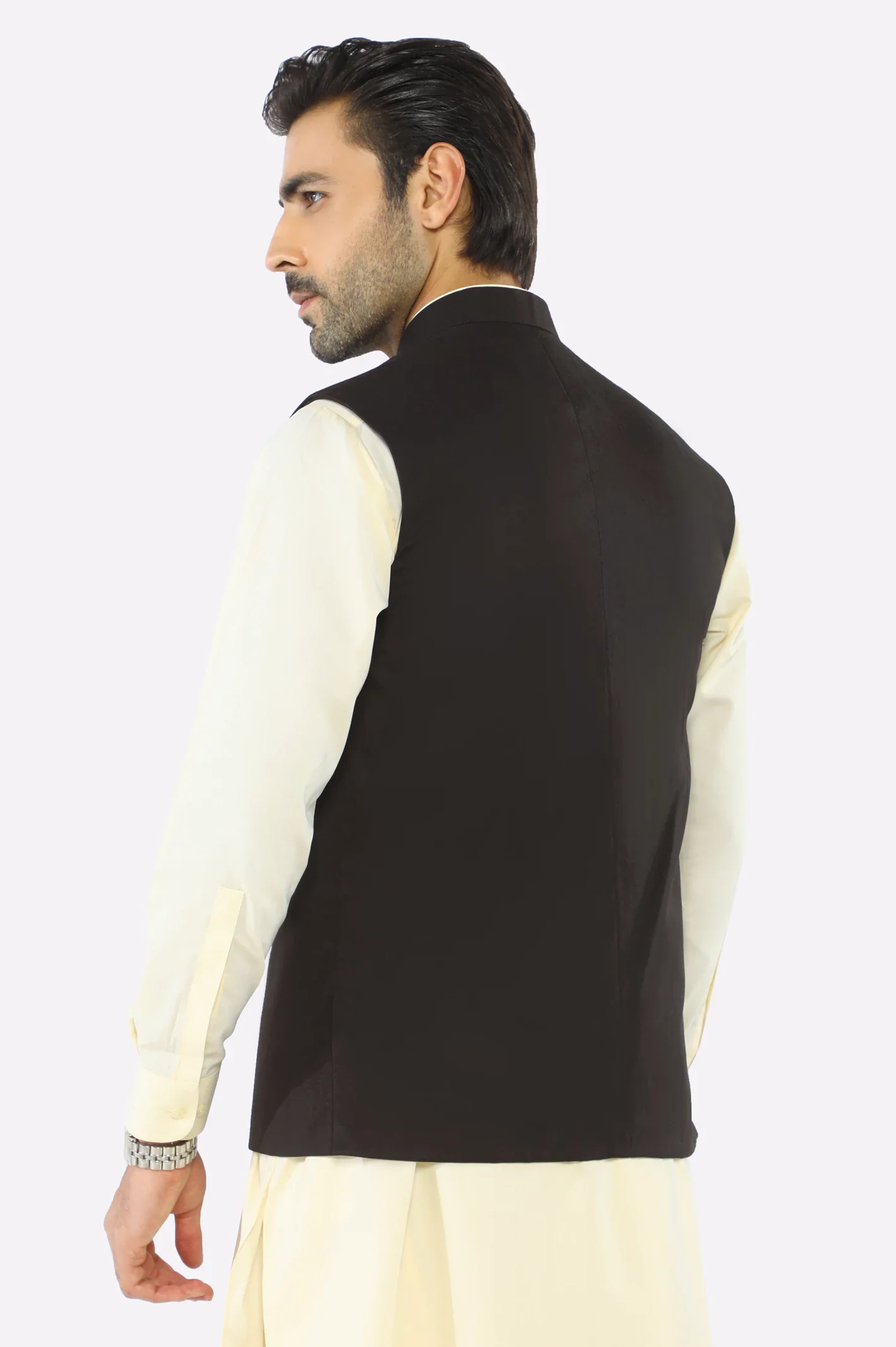 Dark Brown Waistcoat - Image 3