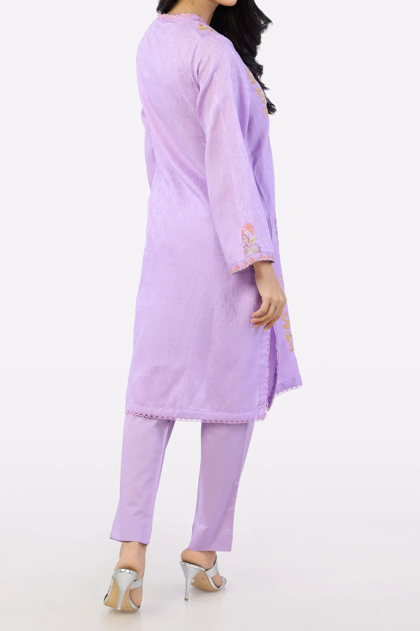 Purple Embroidered 2PC - Image 3