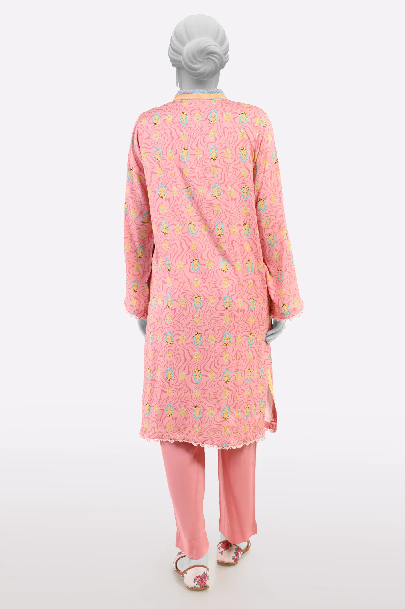 Pink Printed 2PC - Image 3