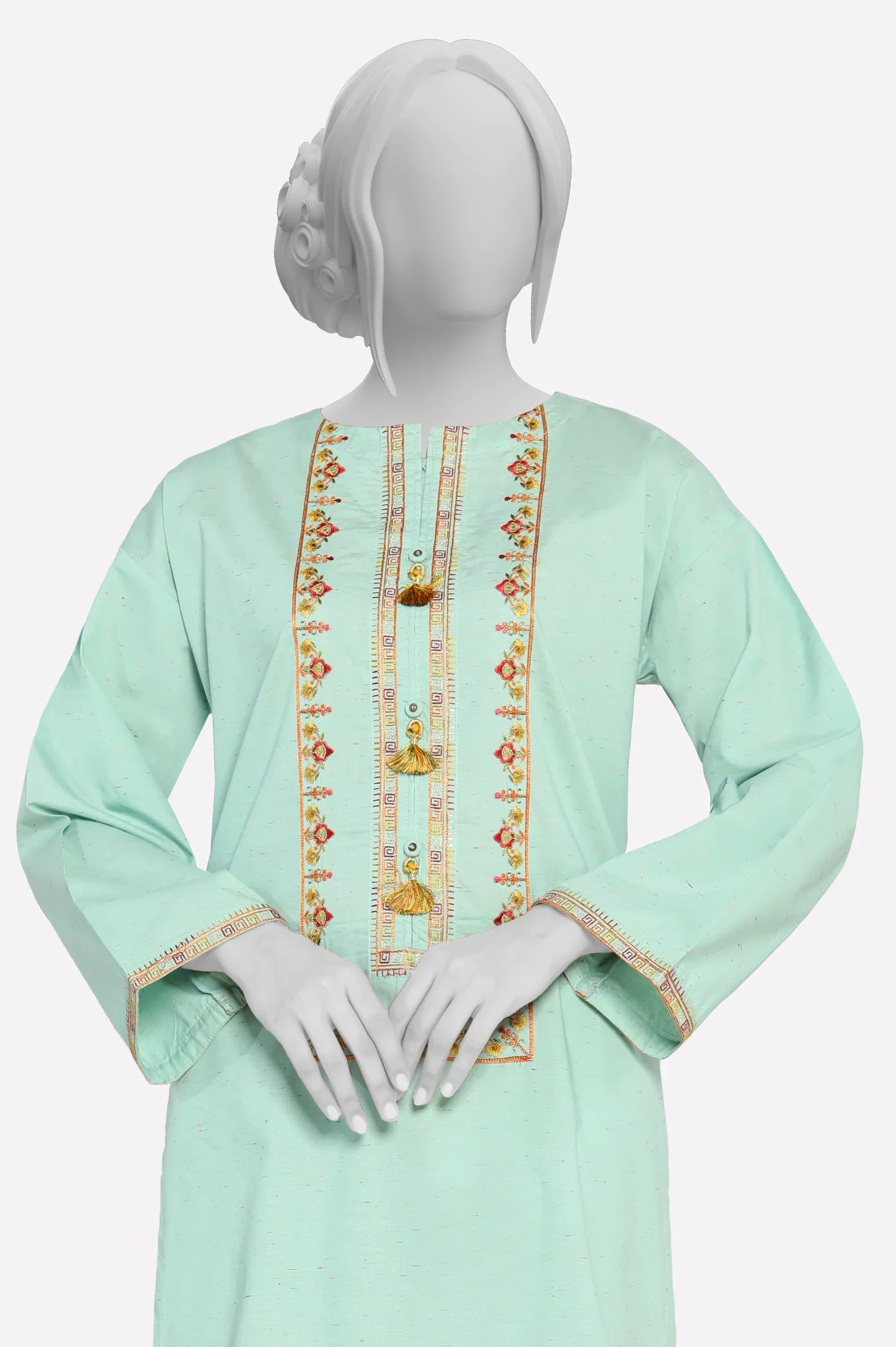 Light Green Embroidered 2PC - Image 2
