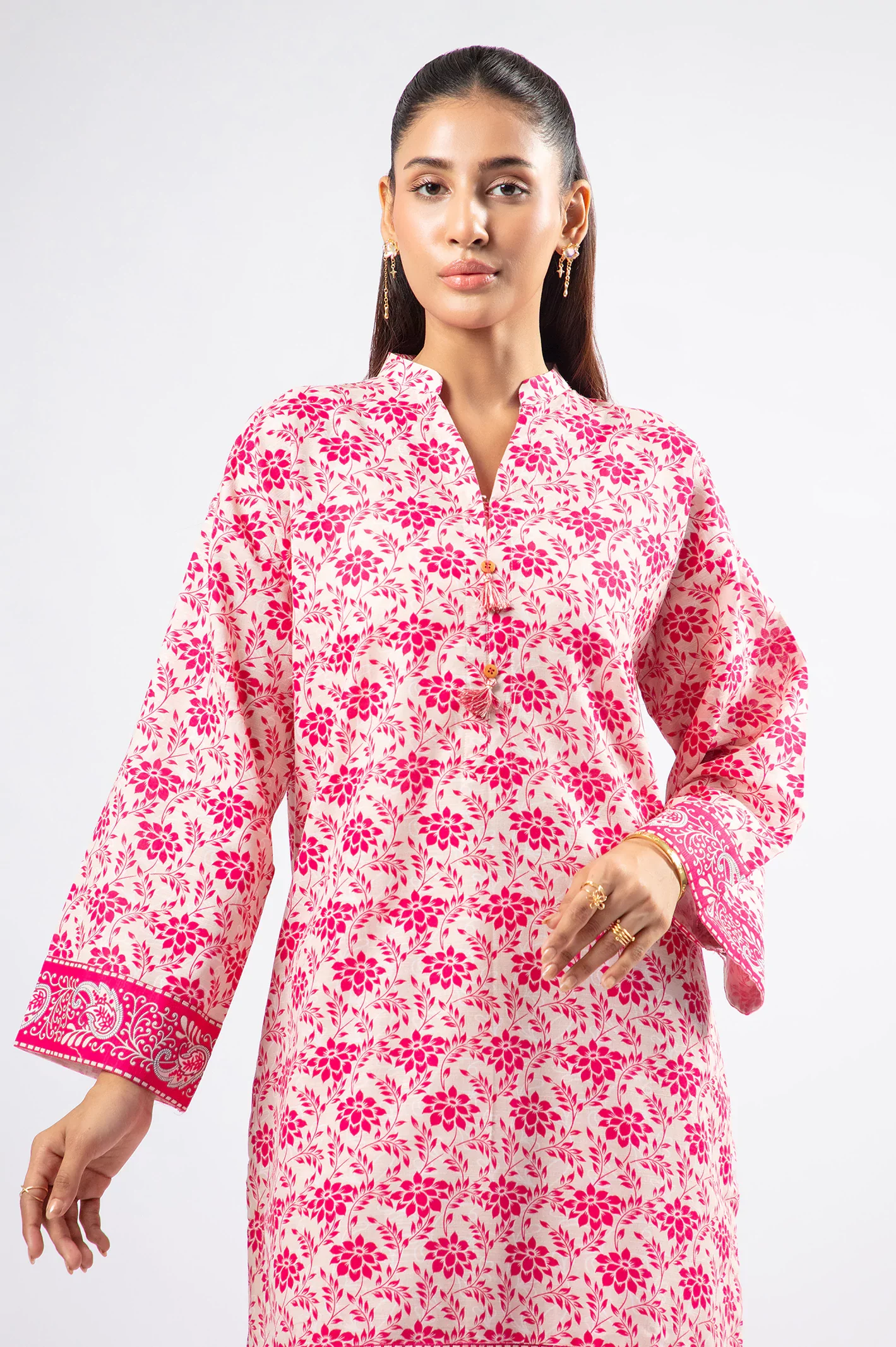 Pink Printed 2PC - Image 2