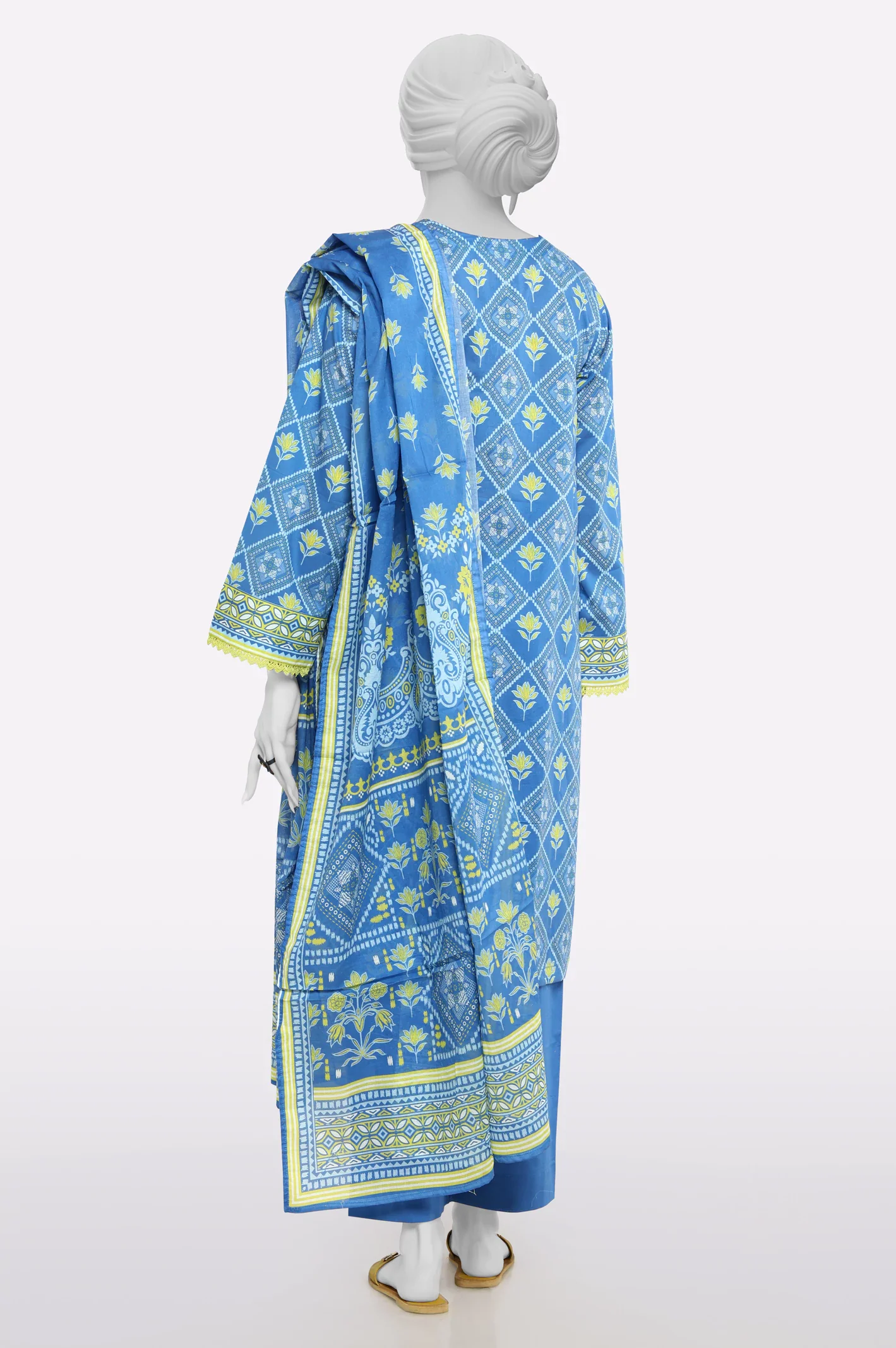 Blue Printed 3PC - Image 3