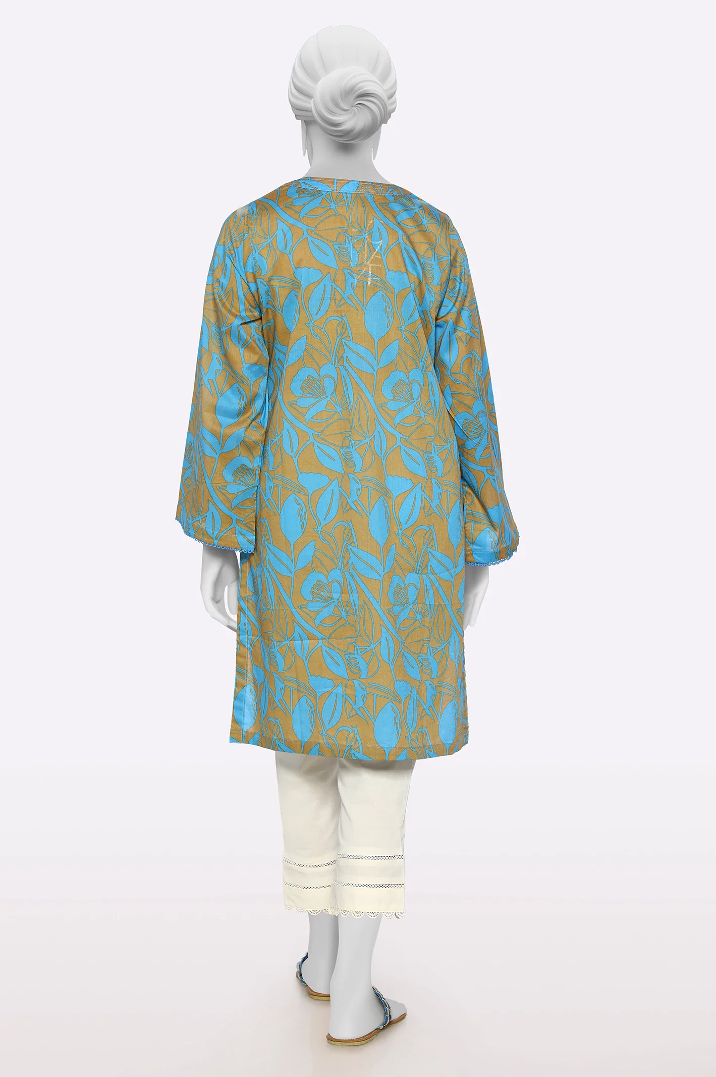 Blue Printed Kurti - Image 3